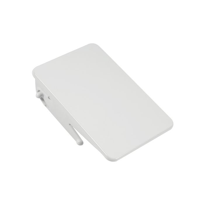 Tapa para filtro de lavadora, blanca