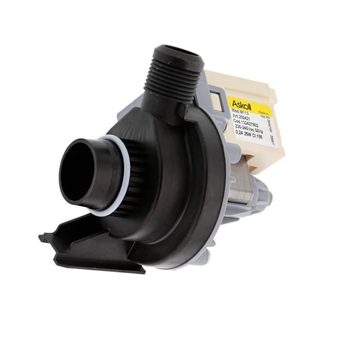 Bomba de desagüe de lavadora con termorruptor