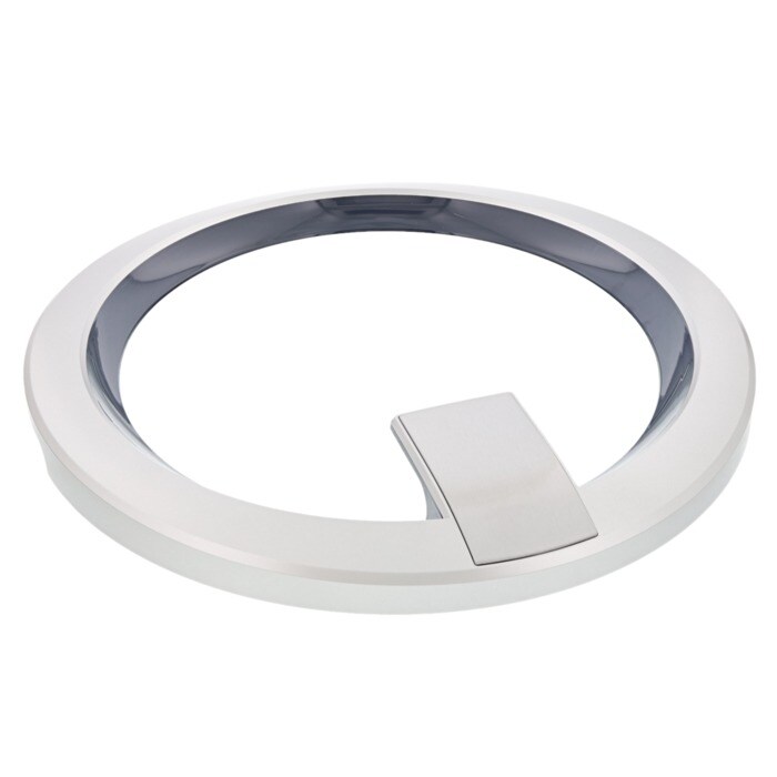 puerta exterior,marco,gris-plata,Ø464mm