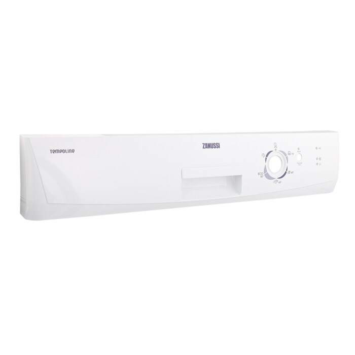 Panel de control serigrafiado con tirador para lavavajillas