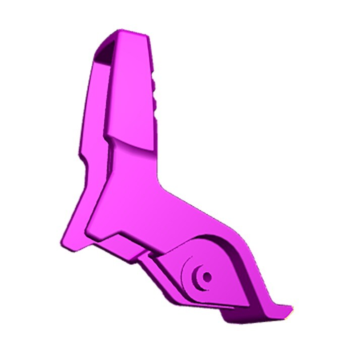 Pedal de puerta de congelador, plateado