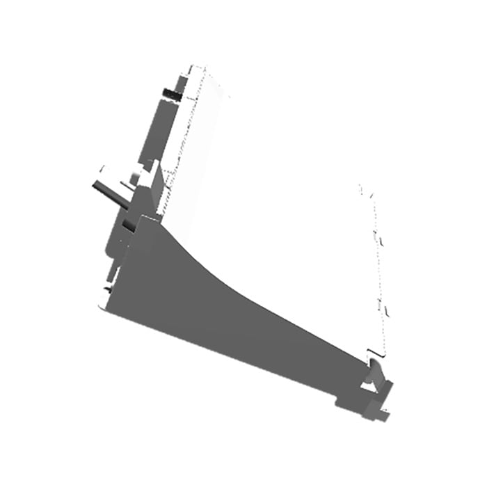 soporte, evaporador,