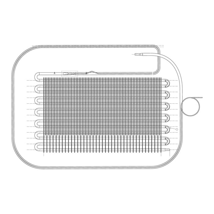 Conjunto de evaporador para congelador