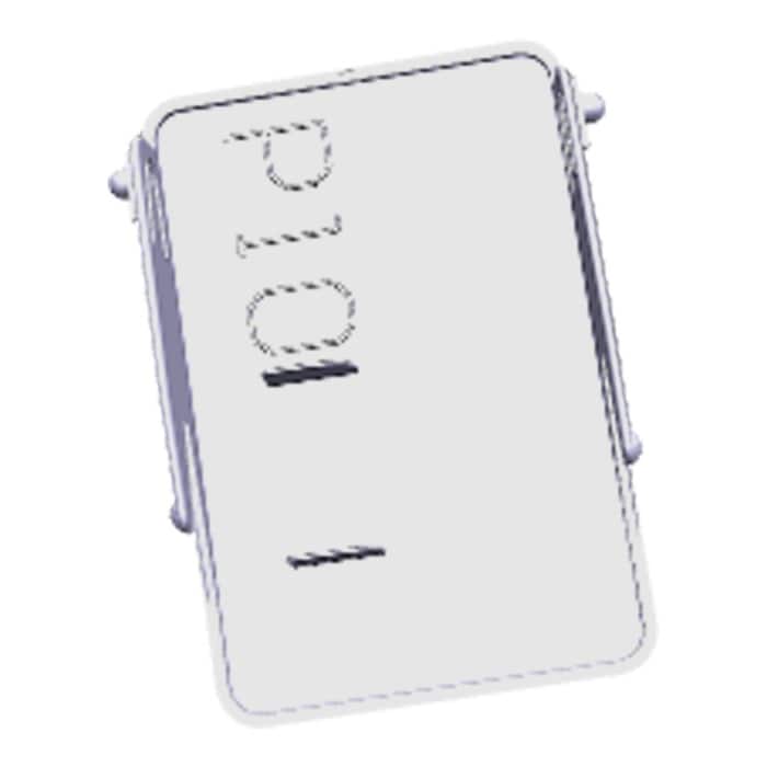 trampilla filtro, base, gris