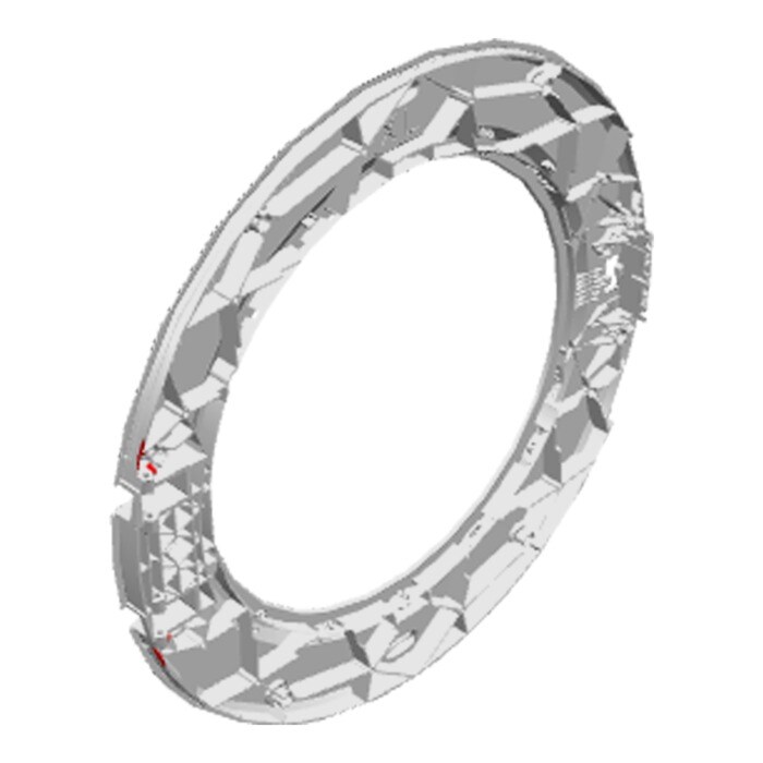 marco puerta,posterior,blanco,Ø463,5mm