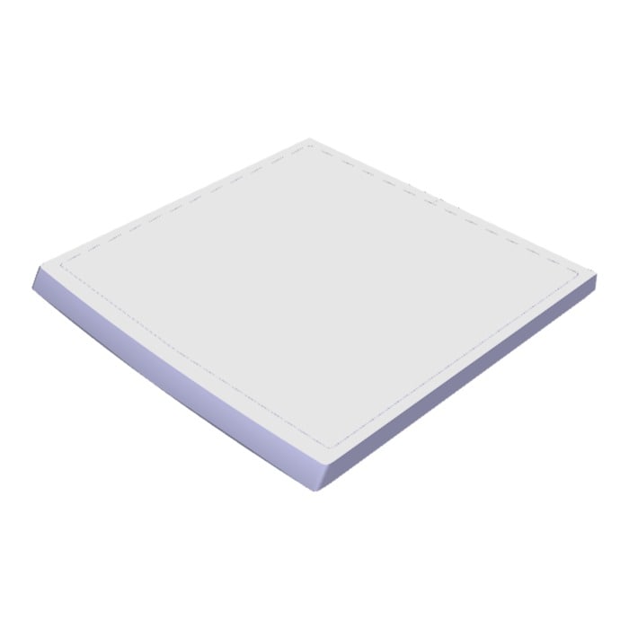 encimera, inox, 597x595mm