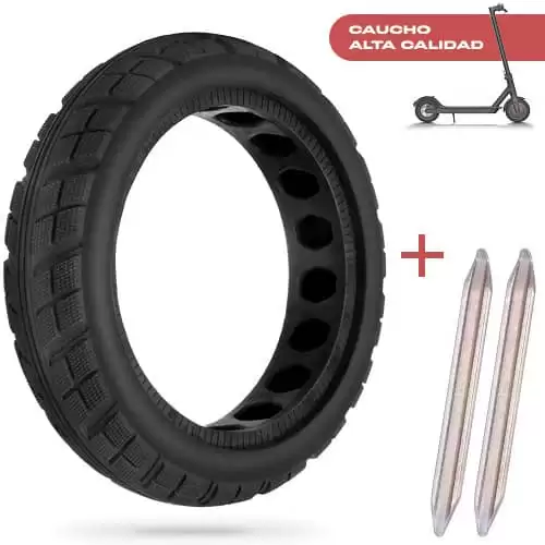 Rueda Para Patinete Electrico Xiaomi M365 Macizas  Negro