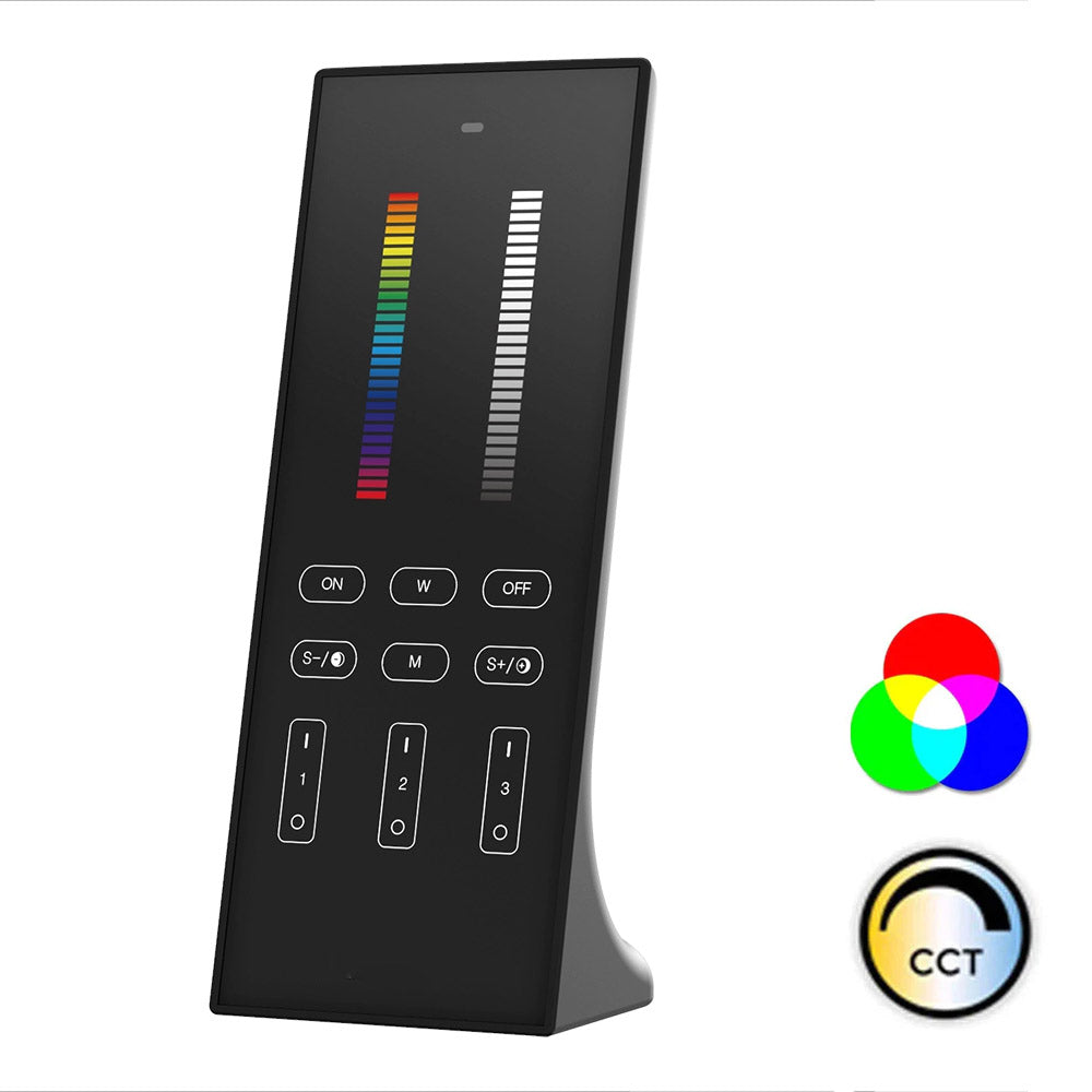 Mando Sobre Mesa RF para Controlador Tiras LED RGB por Zonas