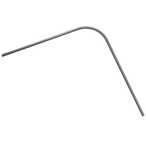 Interior armario - Barra Armario Aluminio Curva 15x30 mm Esquinero 1m x 1m