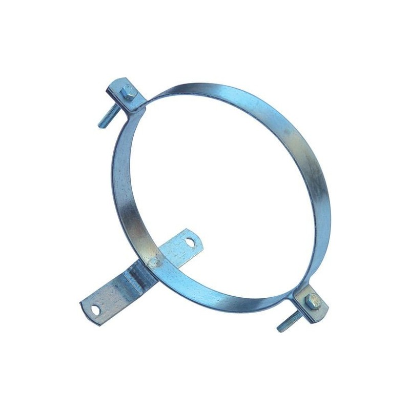 Abrazadera para Tubo Estufa Galvanizado con Soporte WOLFPACK