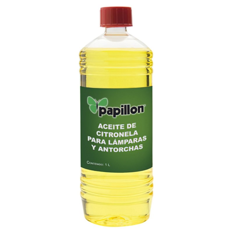 Aceite Para antorcha Antimosquitos Citronela 1litro PAPILLON