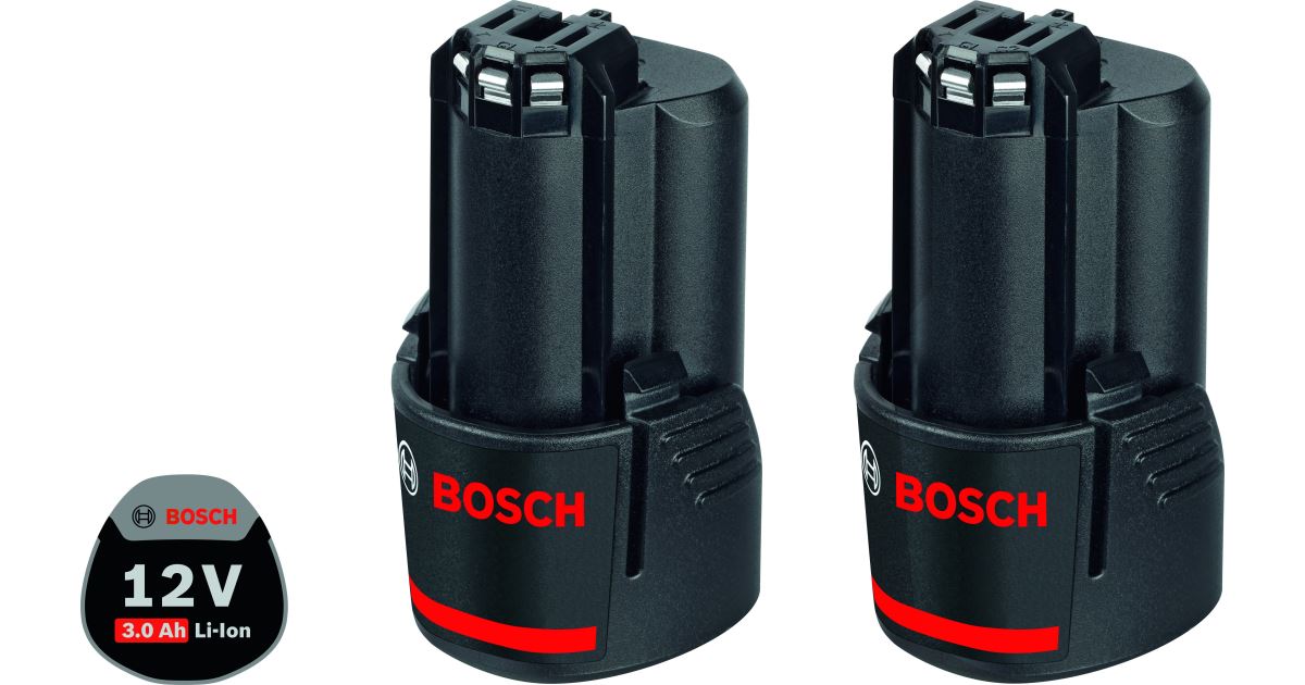 Acumulador Bosch 2x GBA 12V 3.0Ah 1600A00X7D