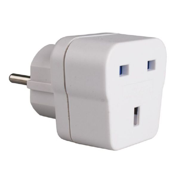 ADAPTADOR INGLES 2P+T (PARA VIAJAR A ESPAÑA)
