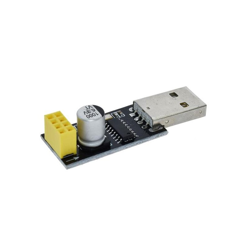 Adaptador USB a módulo de placa de wifi ESP8266 en serie ESP-01 y ESP-01S