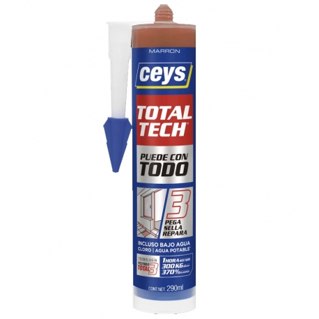 Adhesivo sellador ceys total tech 290ml marron 2227