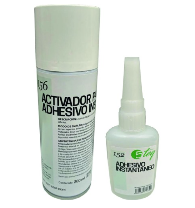 KIT ADHESIVO 152 50GR+ACTIV. 156 150ML 5-TEQ