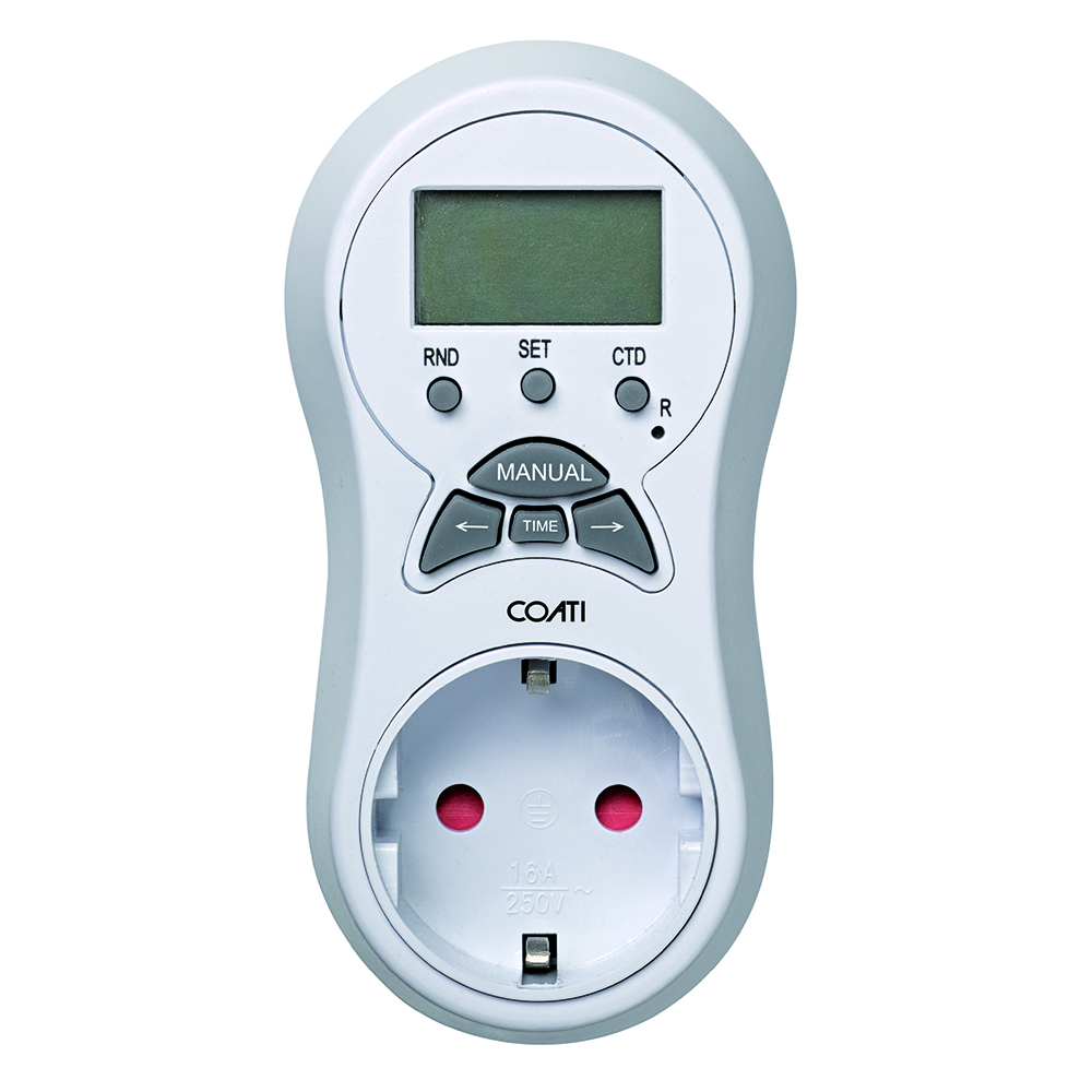 Mini Programador Digital Semanal Blanco