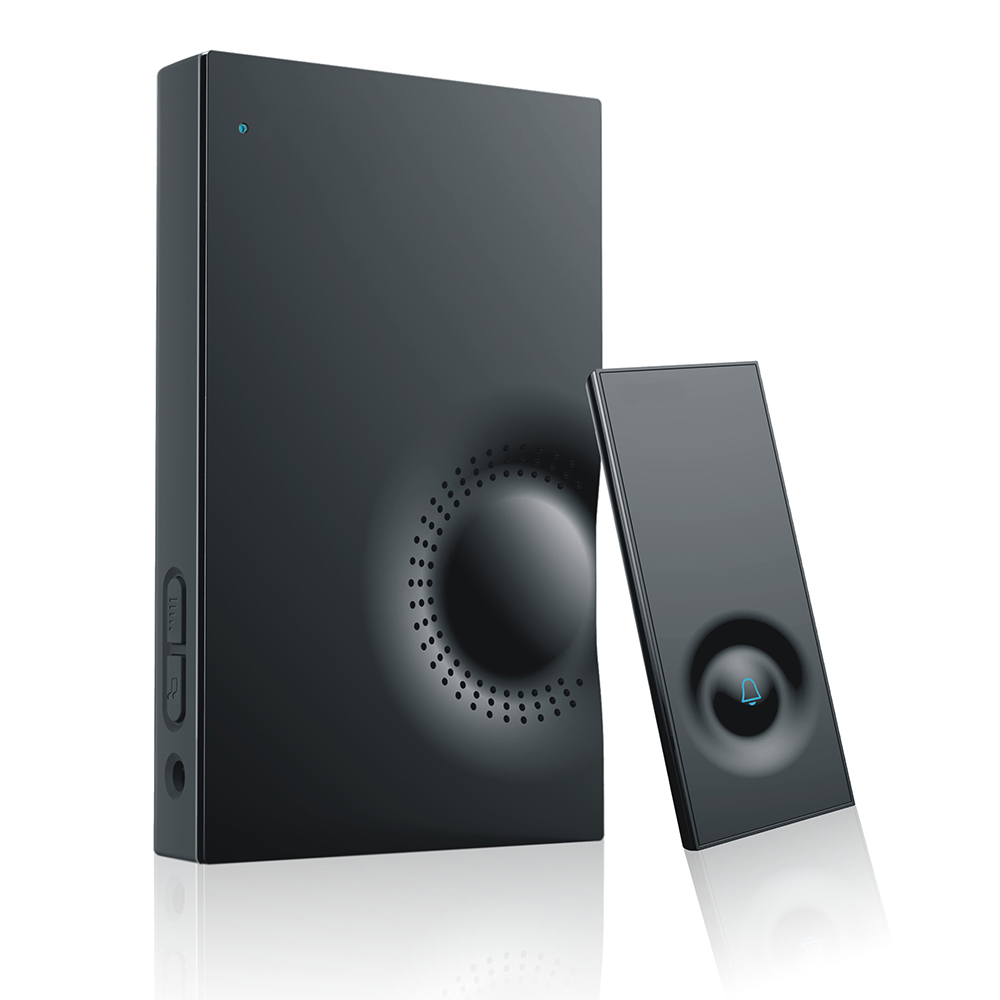 Timbre Portátil 150 Metros Negro Ip44