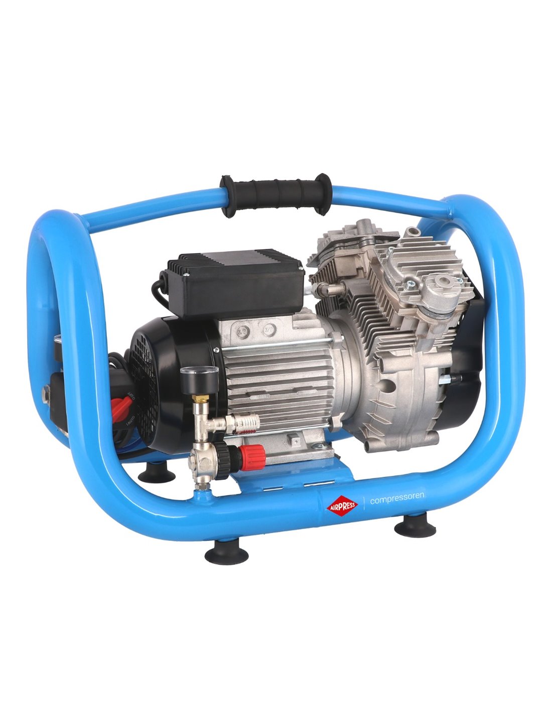 AIRPRESS Compresor de aire silencioso sin aceite LMO 5-240 10 bar 1.5 CV 192 l/min 5 l