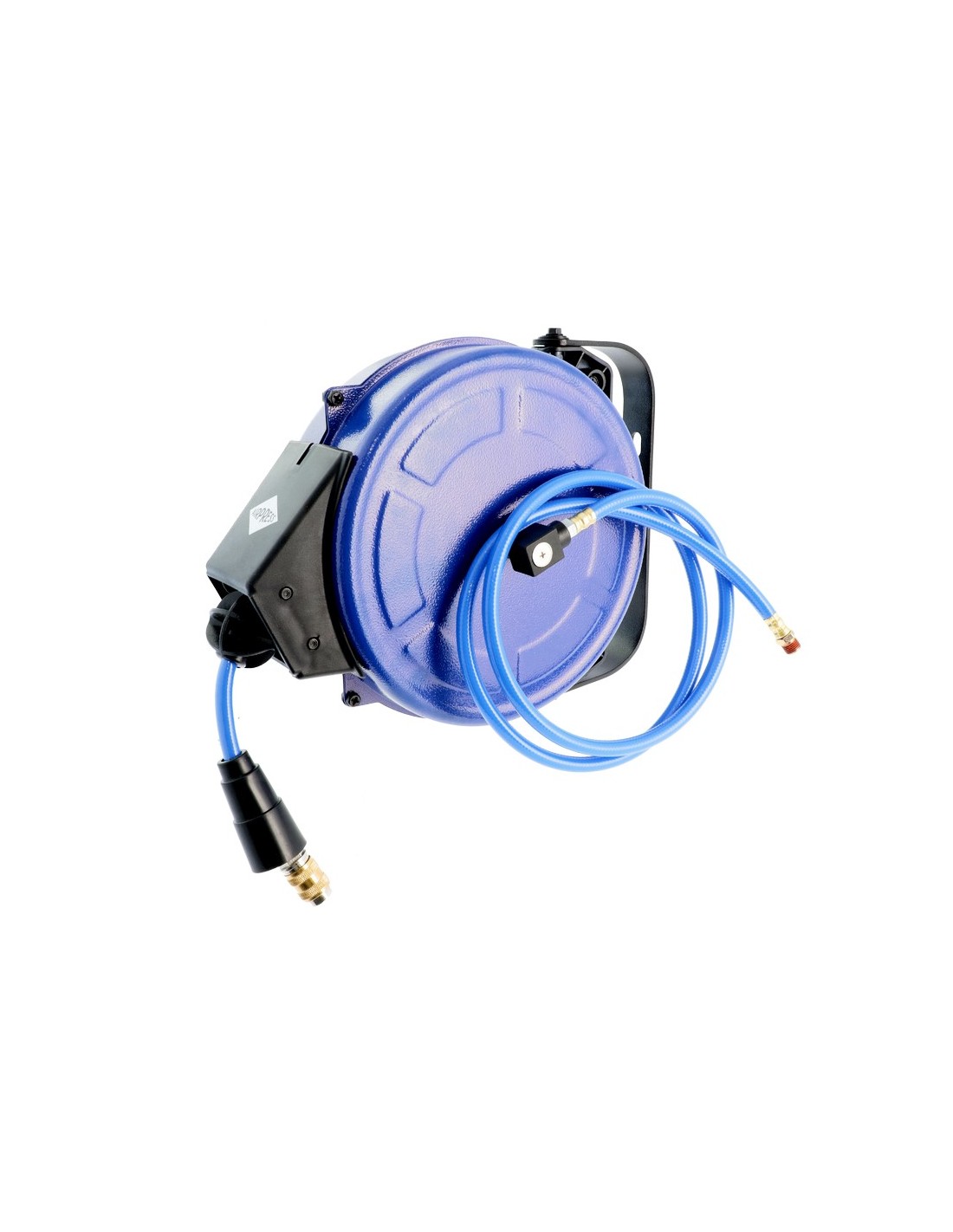 AIRPRESS Enrollador de pared para mangueras de aire PU 8 m 8x12 mm 15 bar