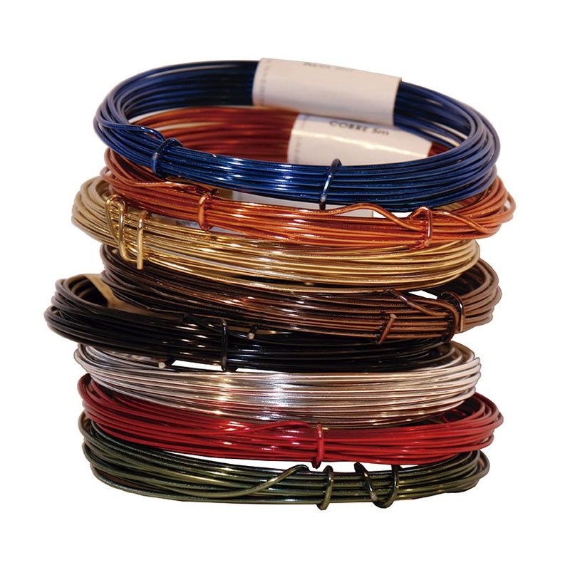 Alambre Alum.Anodizado 1,50Mmx5M. Plata 2363KPL