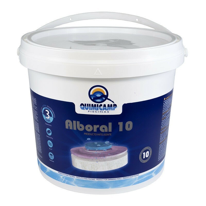 Alboral 10 Efectos QUIMICAMP Tabletas 250gr. Bote 5kg