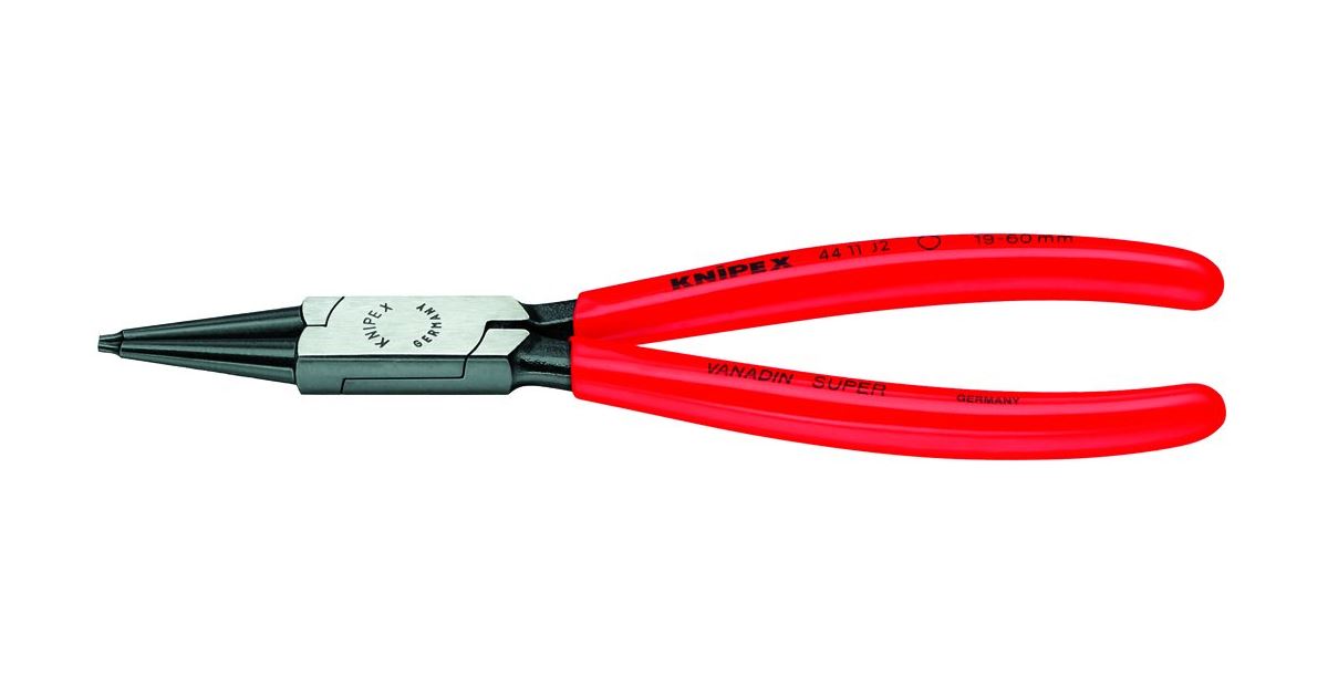 Alicates para anillos de retención KNIPEX 180 mm 4411J2