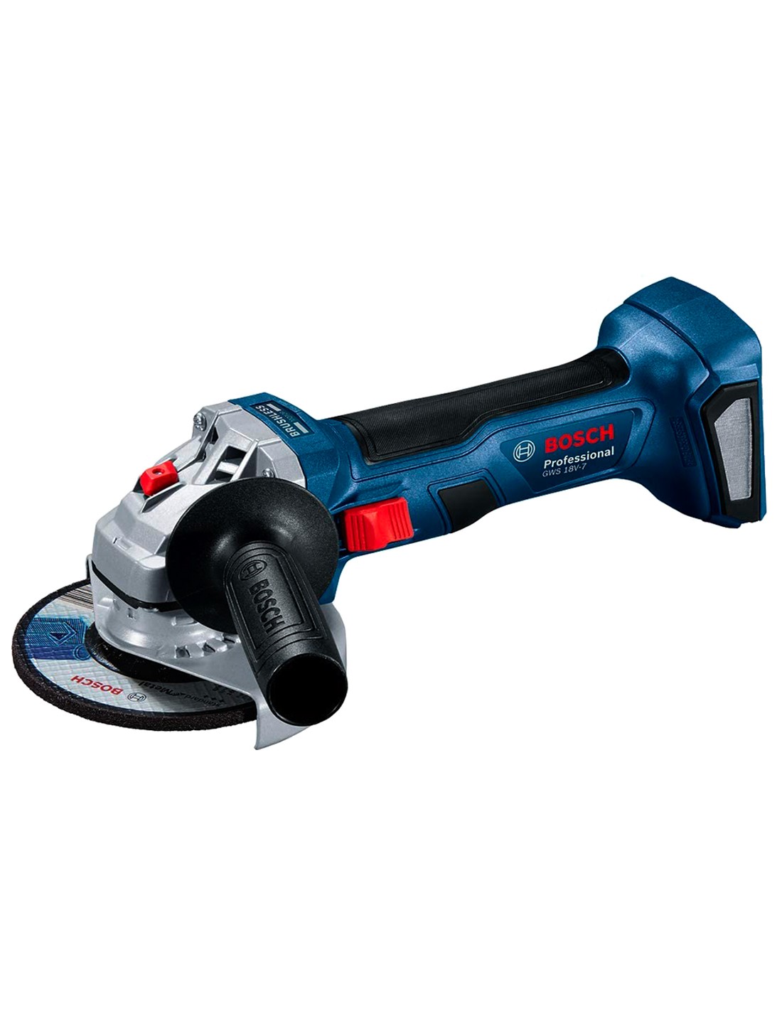 BOSCH GWS 18V-7 115mm (Cuerpo solo Cartón)