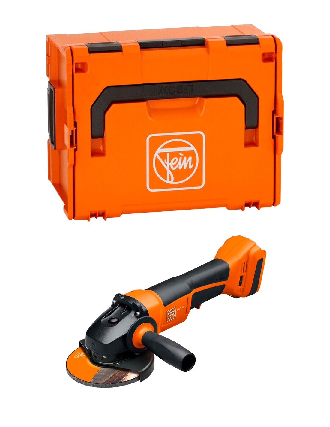 Amoladora Angular FEIN CCG 18-125-10 PD AS (Cuerpo solo + L-Boxx 238)