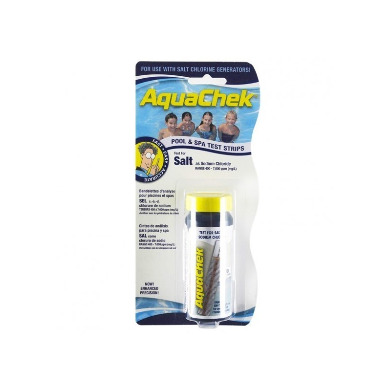 Análisis Sal, Aquacheck QUIMICAMP para Piscina y Spa