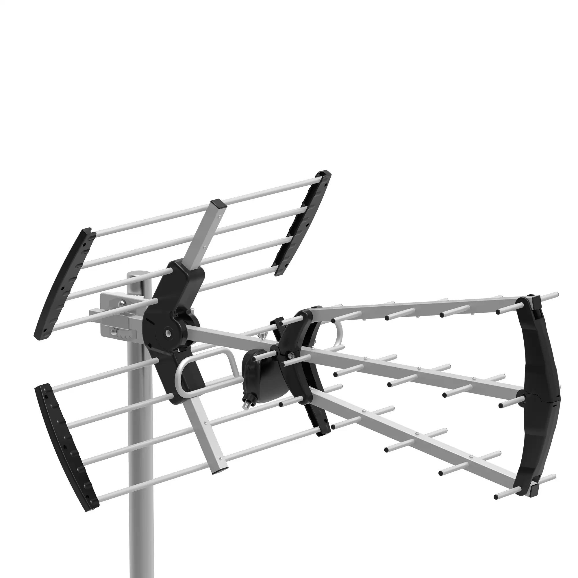 Antena TDT LTE Media Ganancia 15 DB BKM  Negro