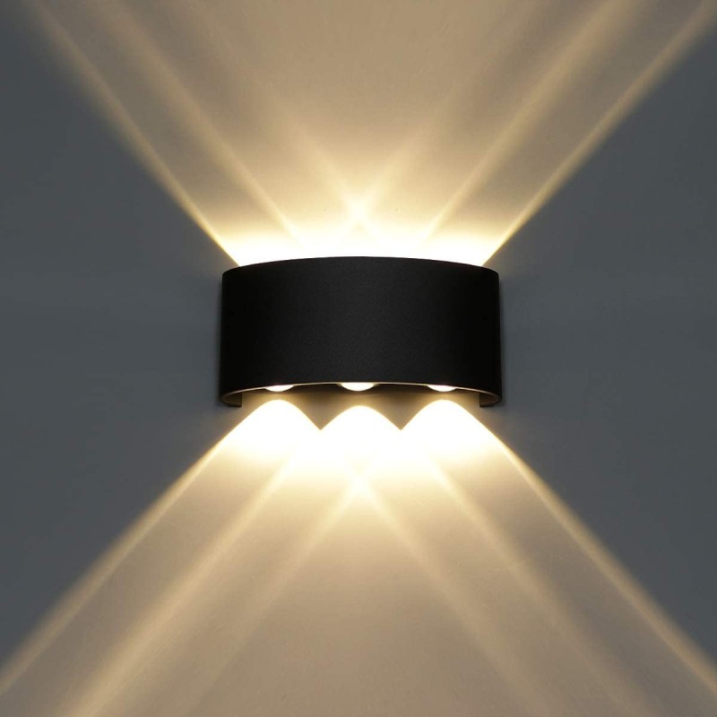 Aplique LED pared "Sidney" 6W de exterior IP65 3000K