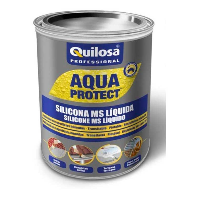 AQUA PROTECT SILICONA MS Líquida 5Kg Negro.