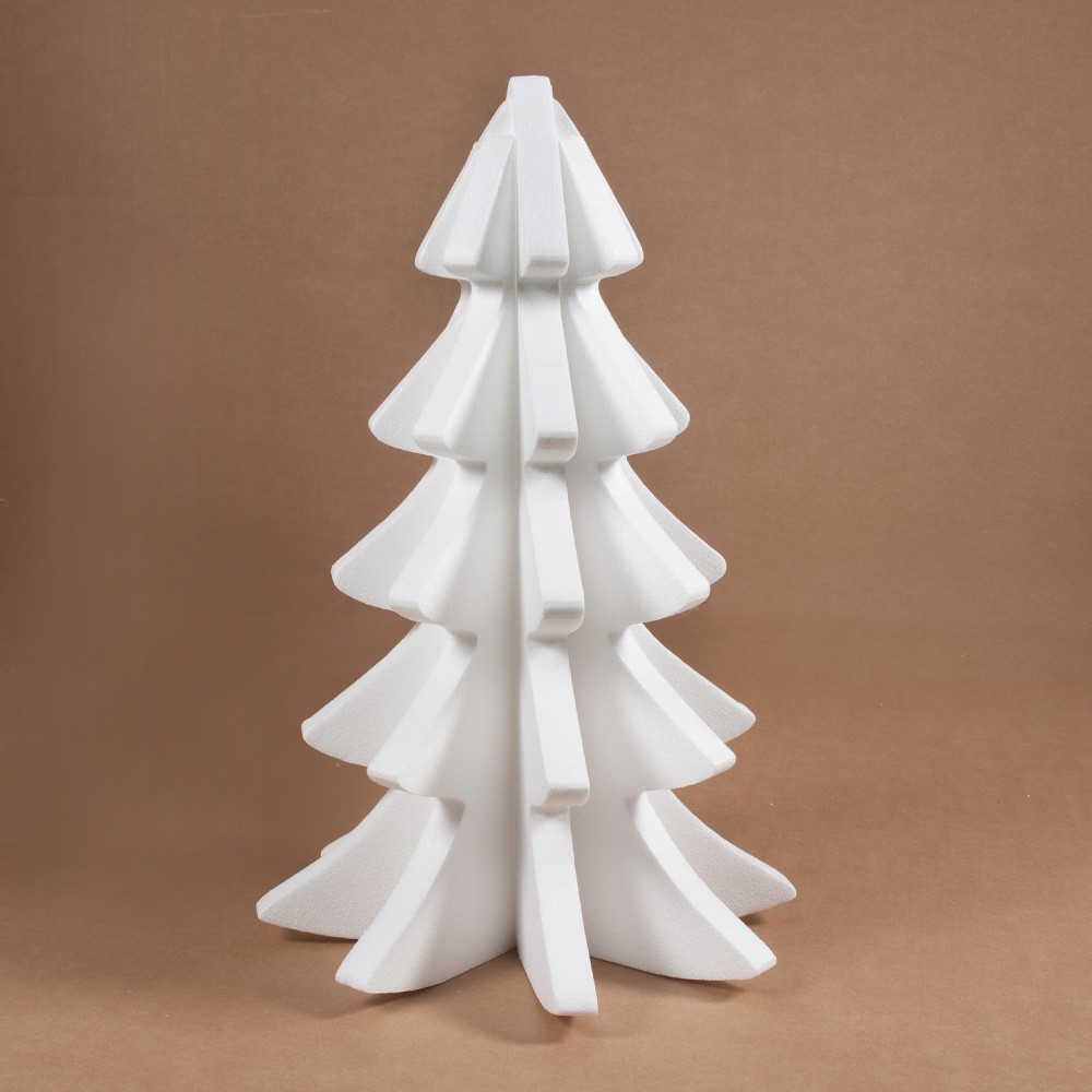 Árbol de Navidad de Porexpan 8 caras