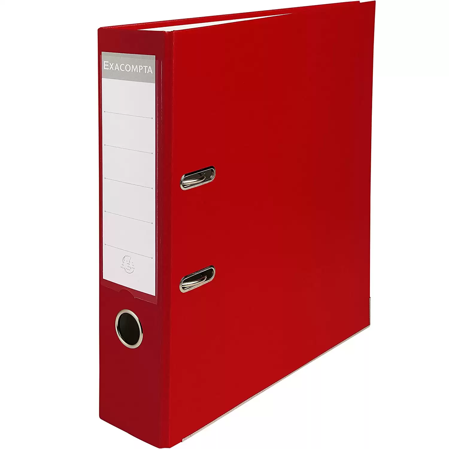 Archivador De Palanca 2 Anillas Lomo 80 Mm A4 Rojo