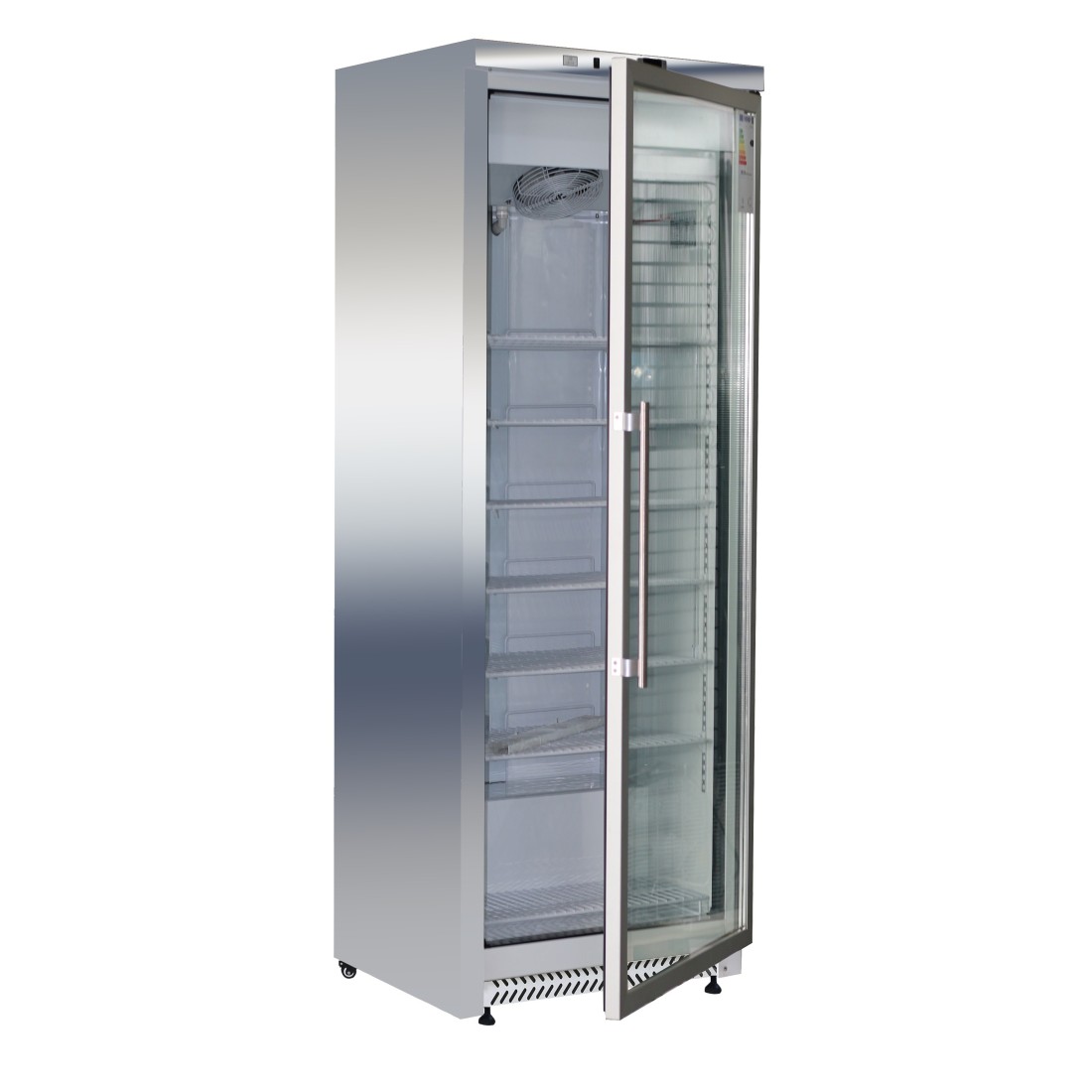 Armario expositor congelador BD400G interior y exterior inox