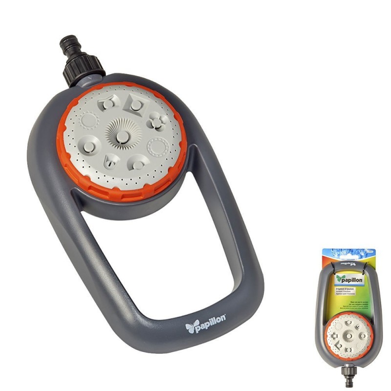 Aspersor plástico 8 posiciones PAPILLON