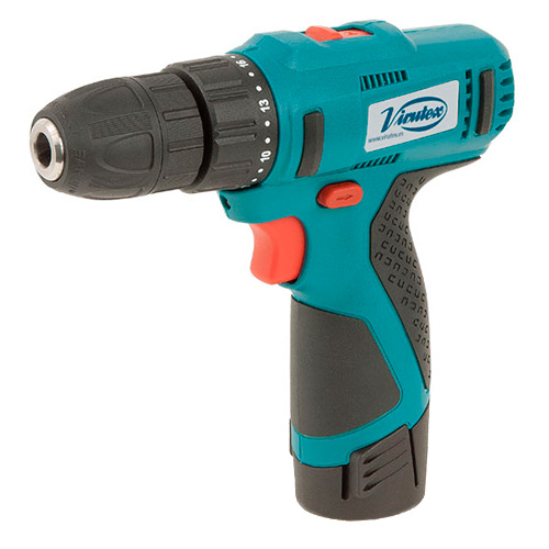 Taladros y atornilladores - Taladro Atornillador VIRUTEX ATB40 2 Baterías 1,5Ah