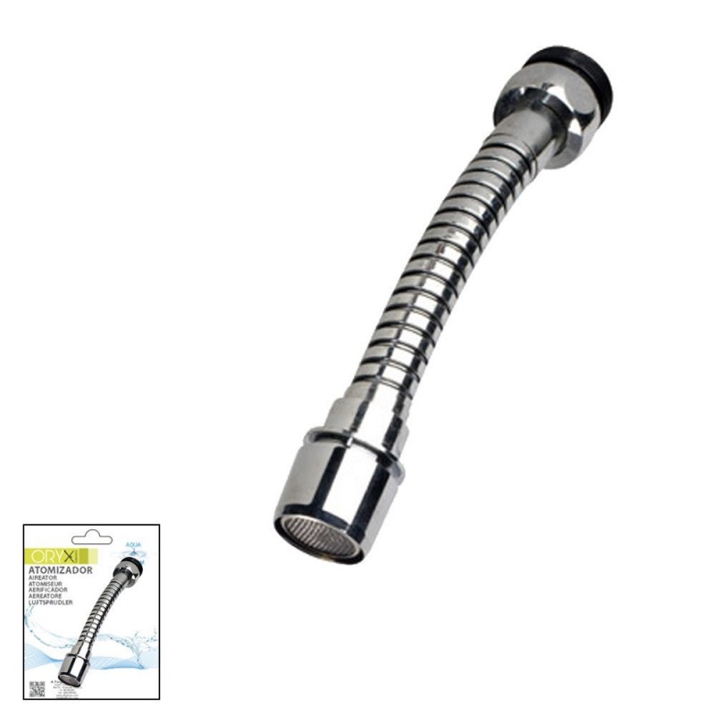 Atomizador  Economizador Metalico Flexible Con Adaptador Macho / Hembra