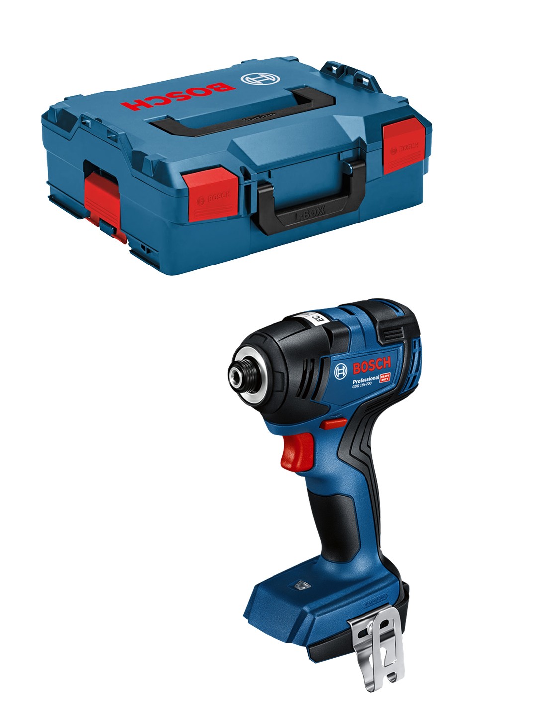 Atornillador de Impacto BOSCH GDR 18V-200 (Cuerpo solo + L-Boxx 136)