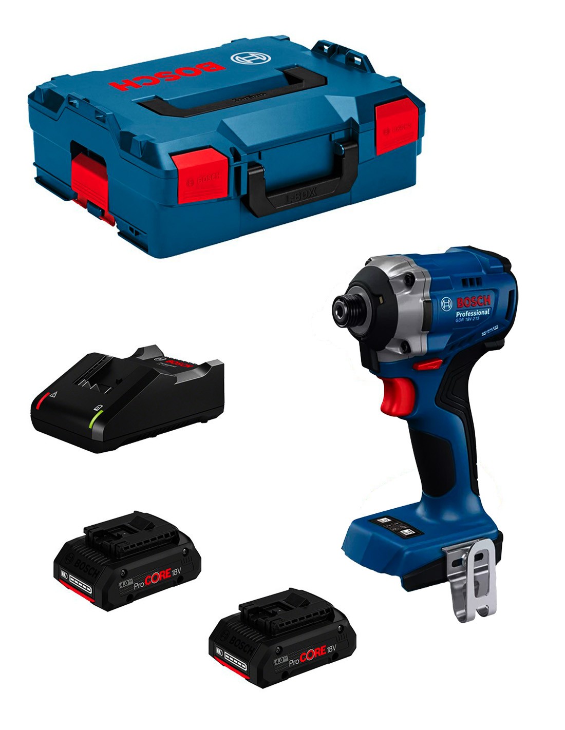 BOSCH GDR 18V-215 C (2 x 4,0 Ah ProCore +