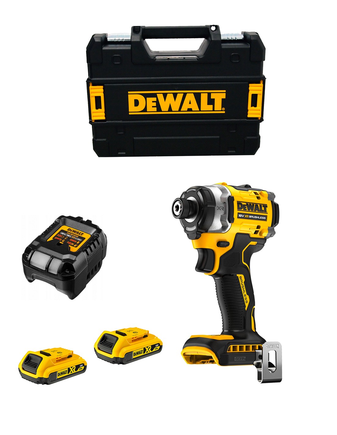 DeWALT DCF860D2T (2 x 2,0 Ah + DCB1102 + TSTAK II)