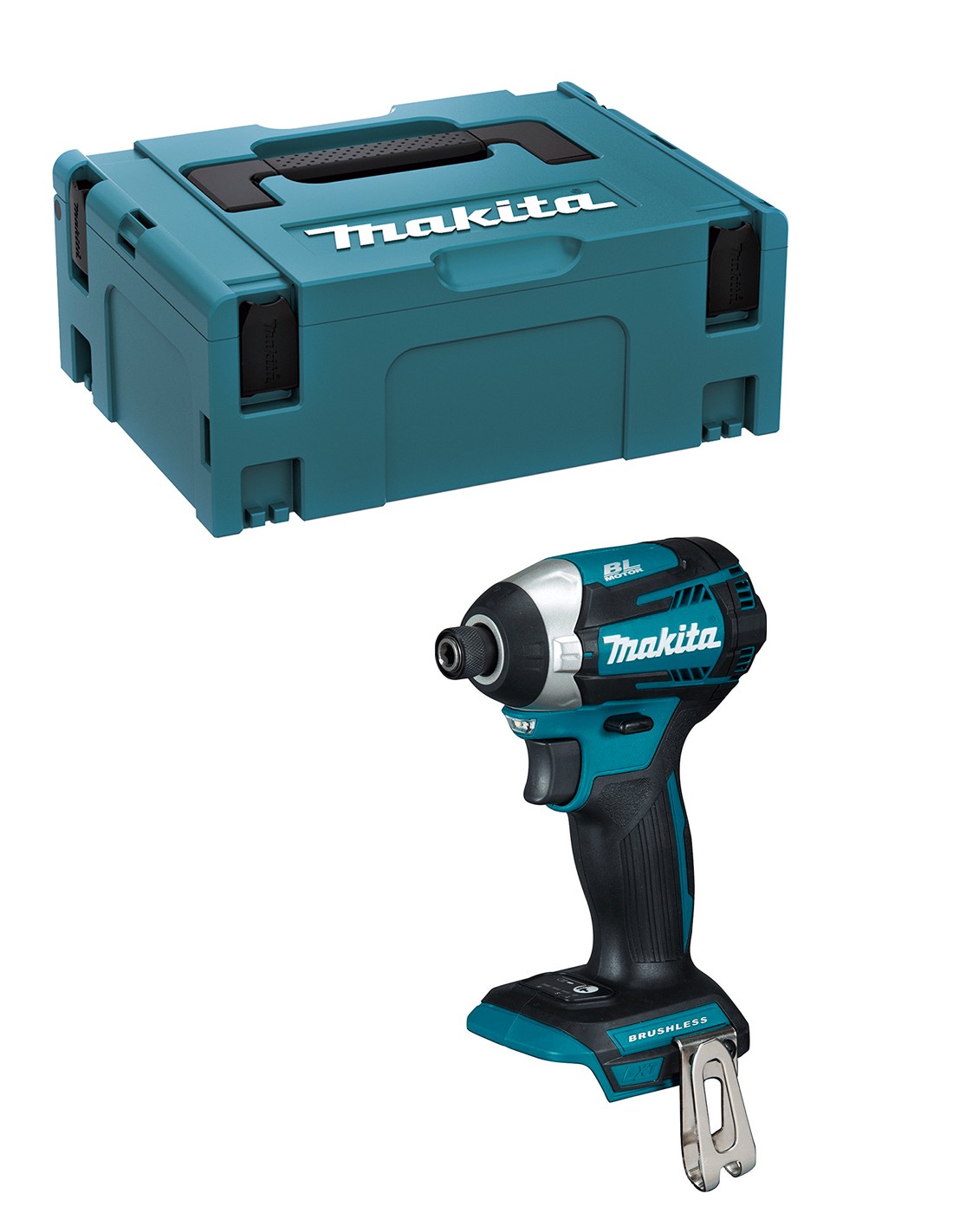 Atornillador de Impacto MAKITA DTD154ZJ (Cuerpo solo + MAKPAC 2)