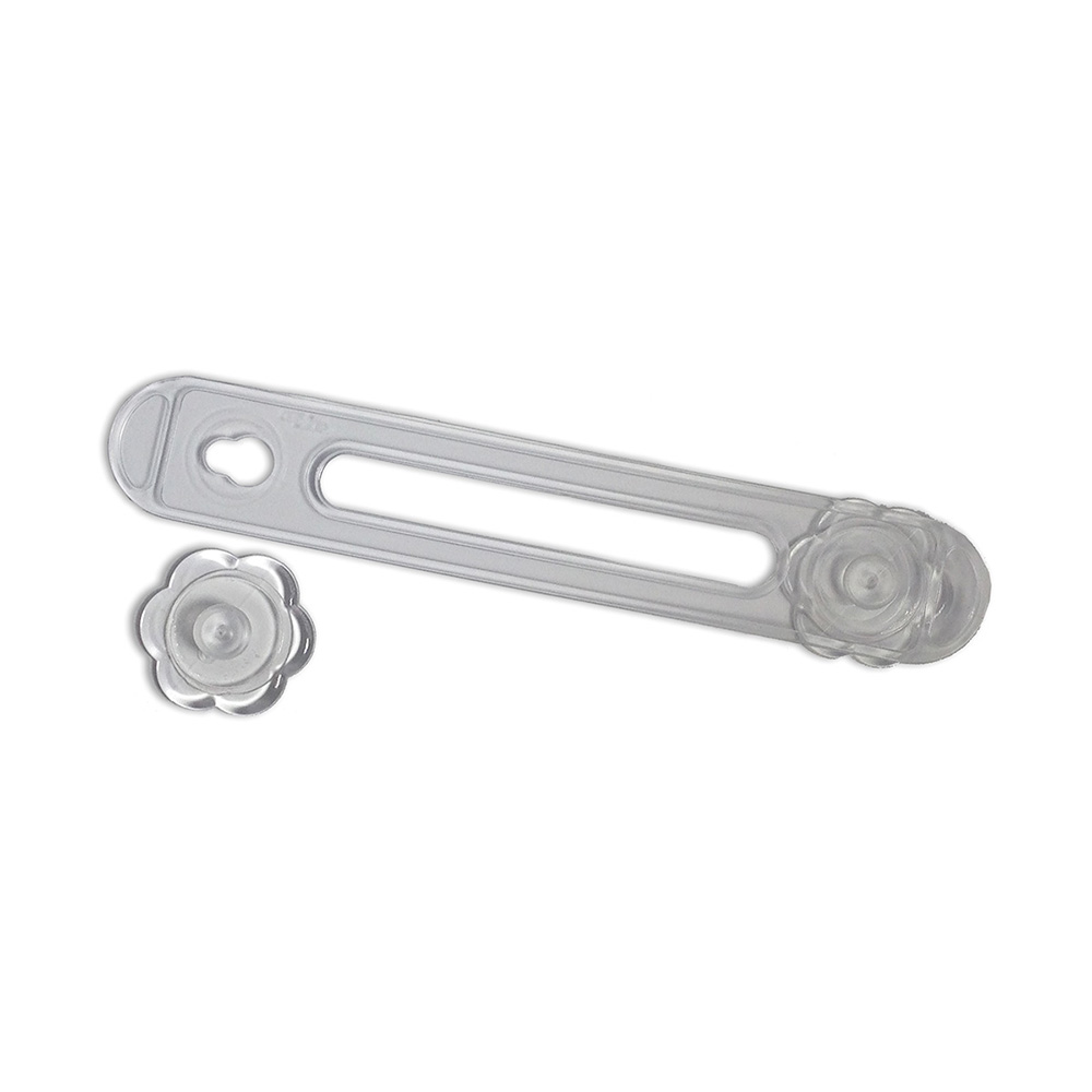 Cierre De Seguridad Para Armarios Y Cajones / Transparente. Blister 1 Ud.