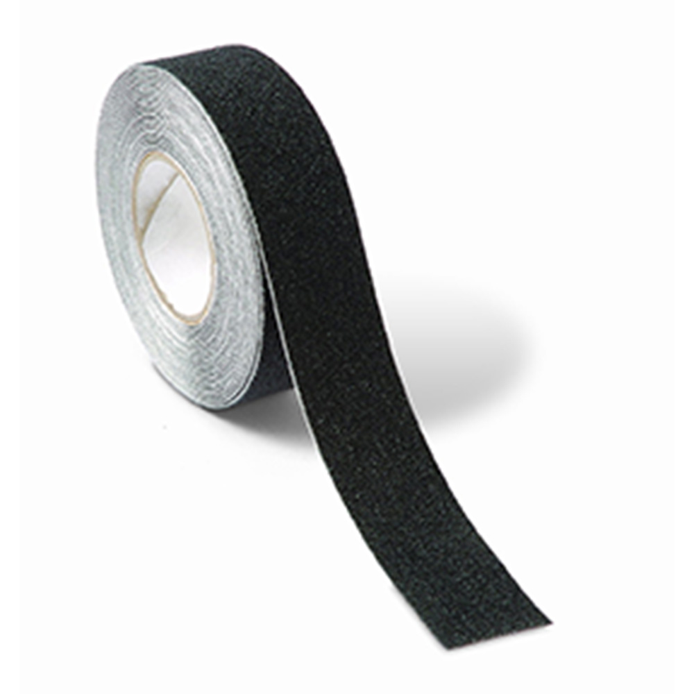 Cinta Antideslizante Adhesiva. 25 Mm x 5 M / Negro. Blister 1 Rollo