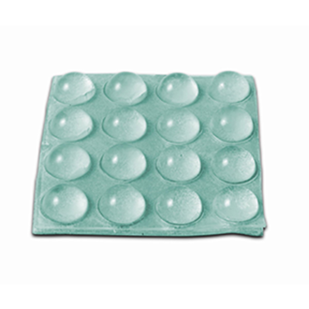 Gotas Protectoras Adhesivas. Ø12 Mm Alto 6 Mm / Transparente.Blister 16 Past.