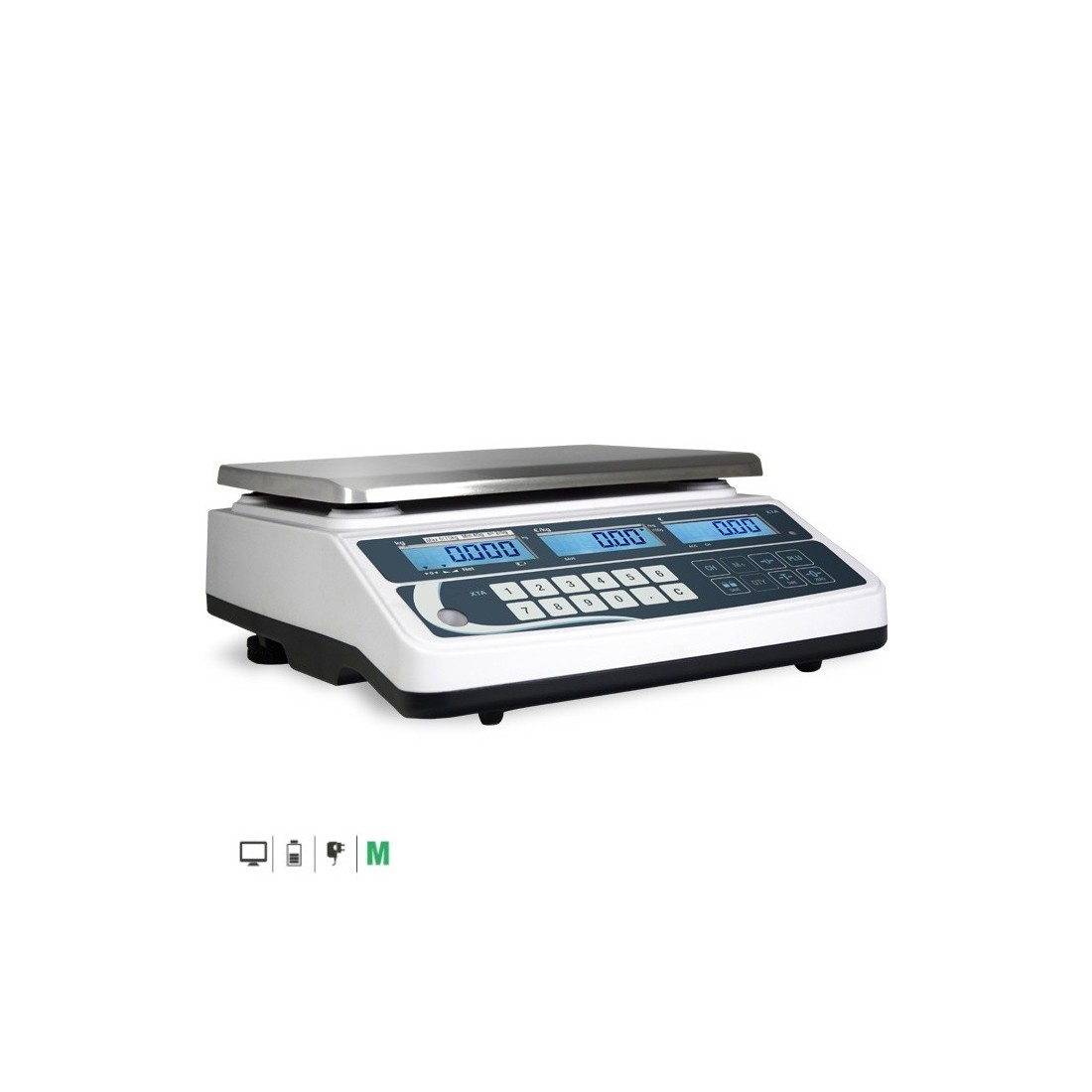 Balanza Plana XTA 15-30 Kg Fracción 5-10 Gr RS232 261191