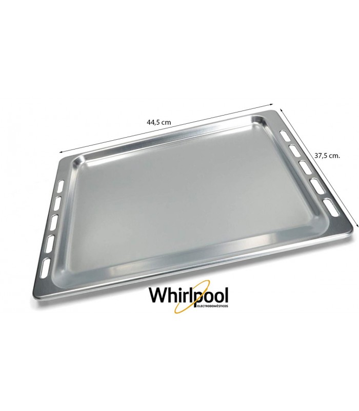 BANDEJA HORNO WHIRLPOOL, MEDIDAS: 44,5X 37,5CM. 481241838127