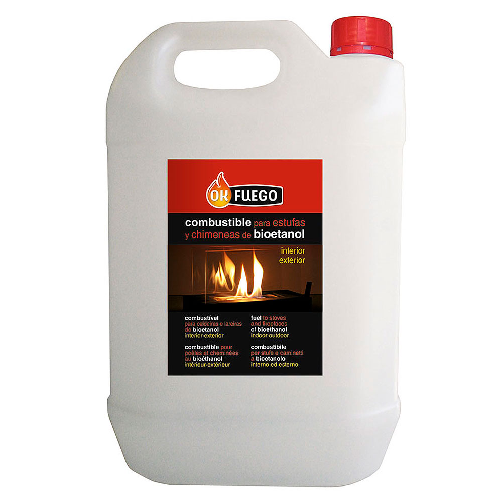 Combustible de Bioetanol Estufas y Chimeneas 5 l