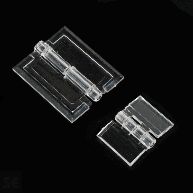 Bisagra de Metacrilato transparente